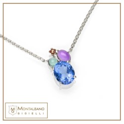 Collana Positano pietra ovale